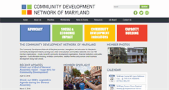Desktop Screenshot of communitydevelopmentmd.org